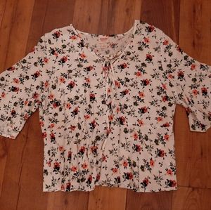Mossimo SOFT Flowy Boho Floral Blouse EUC (m/l)